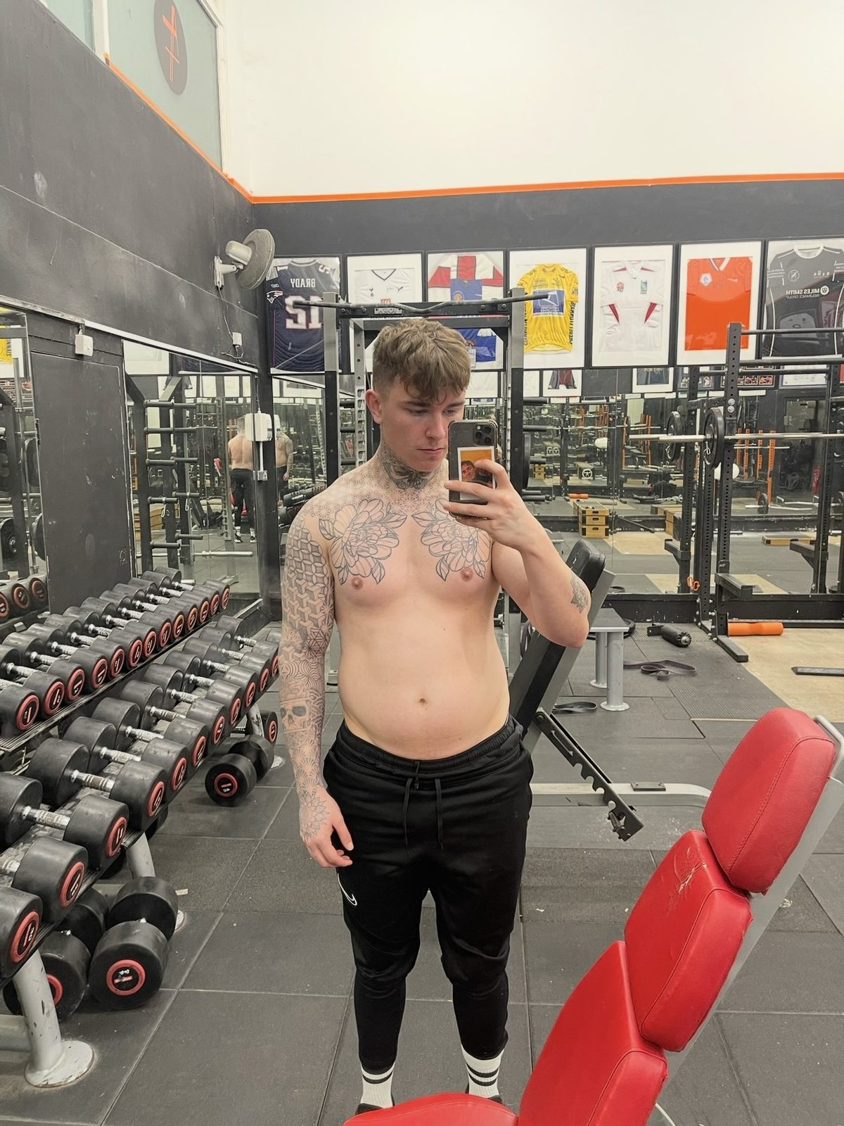 Zak before his own training transformation